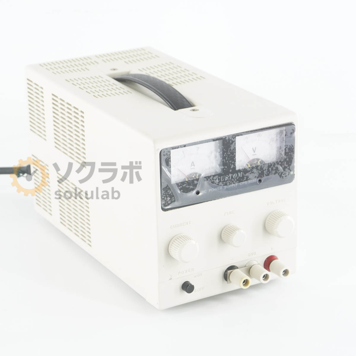 【中古】[DW] CUSTOM CPS-3030 DC POWER SUPPLY DCワット数 直流ワット数 [07641-0156]