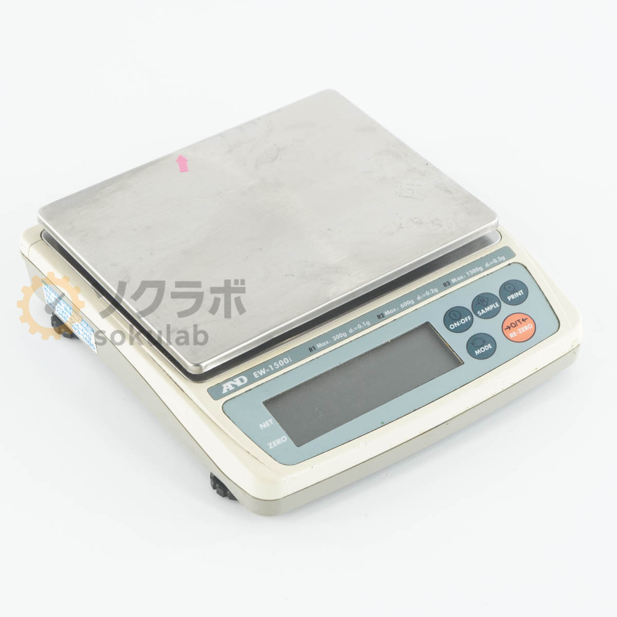 【中古】[JB]引き受けるなし A＆D EW-1500i EW-i Balance パウダーコンパクト天びん 陰電子竿秤 陰電子天びん ひょう量 300g/600g/1500g [07640-0087]
