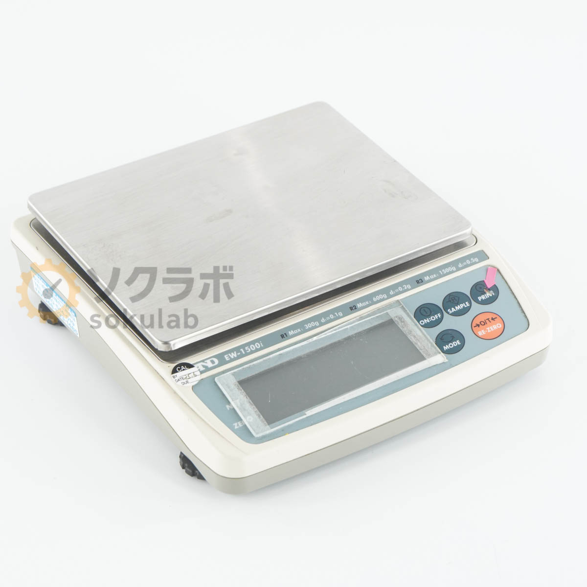 【中古】[JB]引き受けるなし A＆D EW-1500i EW-i Balance パウダーコンパクト天びん 陰電子竿秤 陰電子天びん ひょう量 300g/600g/1500g [07640-0088]
