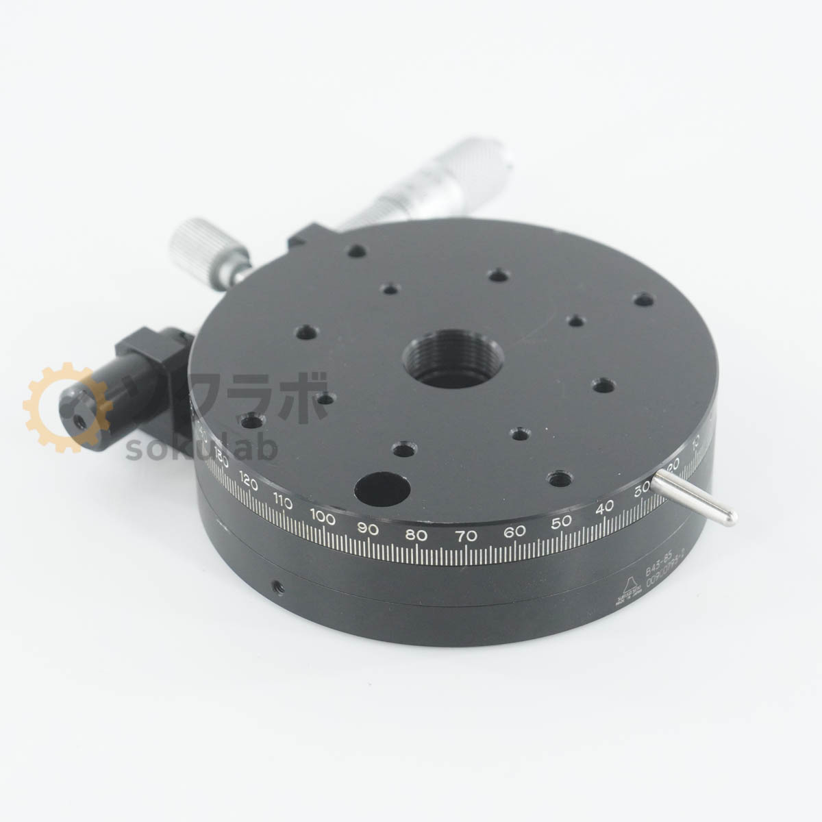 【中古】[DW]8日言いはなつ 2台入荷 SURUGA SEIKI B43-85 Stage 公演部分品 手動公演 回転させる公演 すり合わせ印字機 φ85粍 [07641-0187]