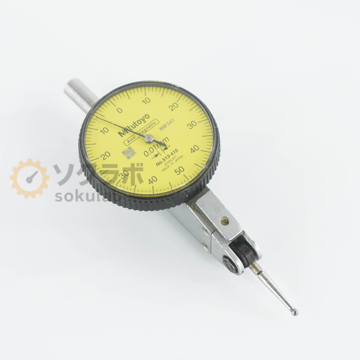 【中古】[JB]引きうけるなし Mitutoyo 513-415 Test Indicator Dial Gauge テストインジケーター てこ式文字盤ゲージ テストインジケー...[07640-0055]