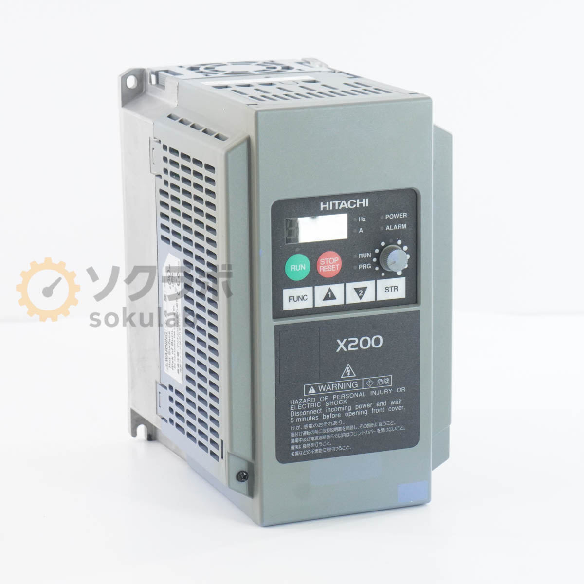 【中古】[PG]8日引き請ける HITACHI X200-015LFRF2 X200 はたご屋取り替えっこ INVERTER インバータ [07754-0037]