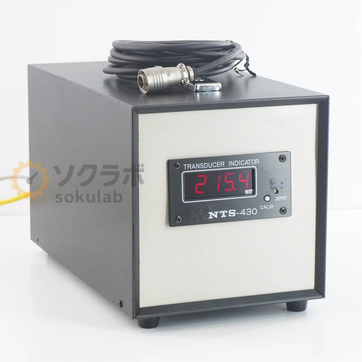 【中古】[DW]8日引き請ける 日本一種独特測器 NTS-430 NTS TRANSDUCER INDICATOR トランスジューサー 表示計器 [07755-0035]