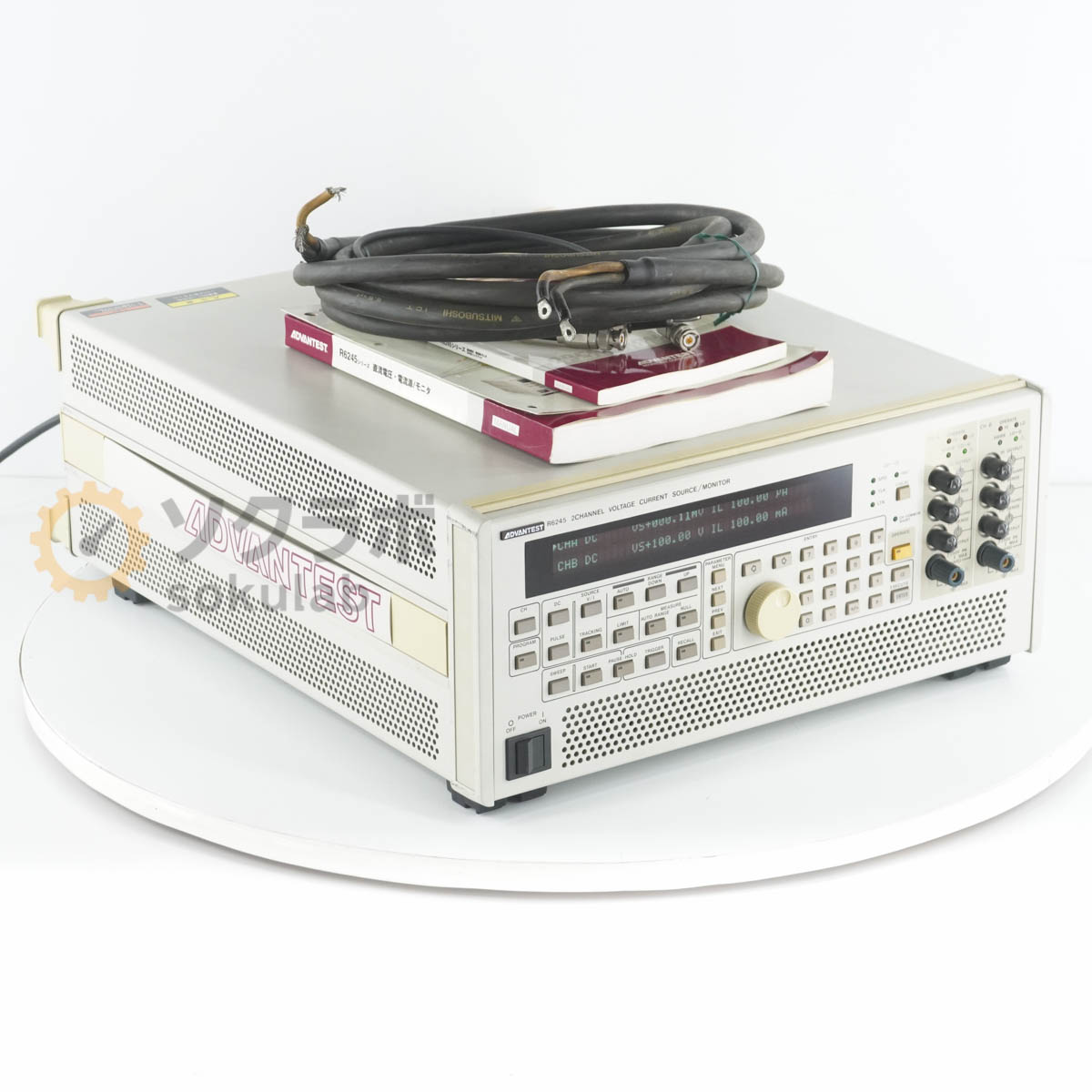 【楽天市場】【中古】[DW]8日保証 セルフテストOK ADVANTEST R6245 2CHANNEL VOLTAGE CURRENT ...