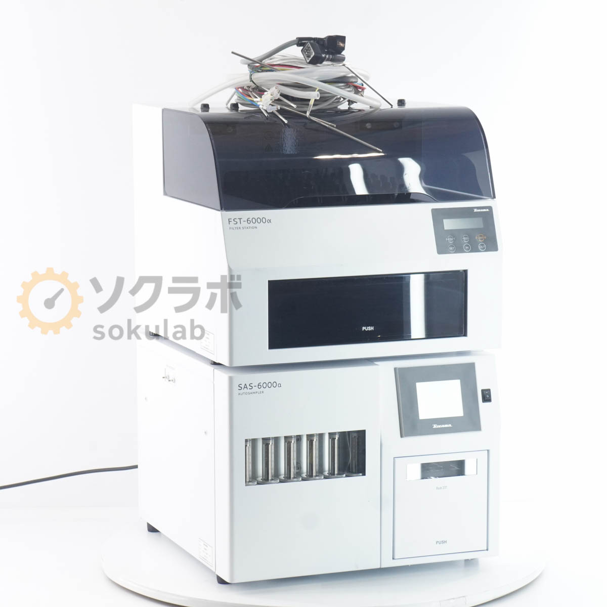 【中古】[JB]保証なし Toyama FST-6000a SAS-6000a FST-6000 FILTER STATION AUTOSAMPLER 溶出試験用フィルターステーション オート...[07554-0006]