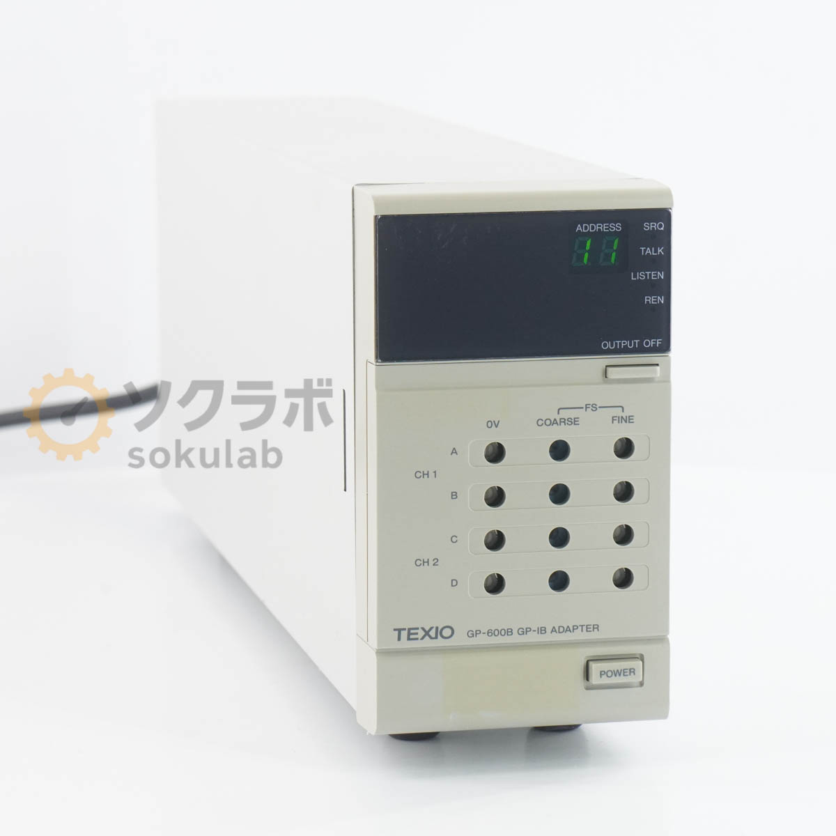 【中古】[DW]8日保証 3台入荷 TEXIO GP-600B GP-IB ADAPTER GP-IBアダプター for PA-B Series 直流安定化電源用 オプション [07734-0010]