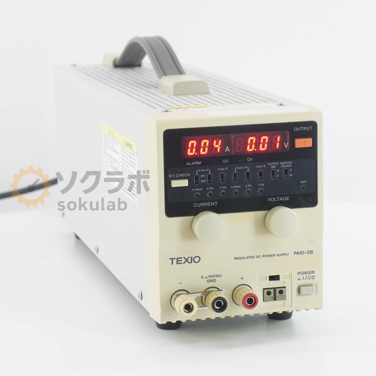 【中古】[DW]8日引き受ける TEXIO PA10-5B PA-B REGULATED DC POWER SUPPLY 直流安定した化ワット数 DCワット数 直流ワット数 0-10V(5A) [07734-0178]