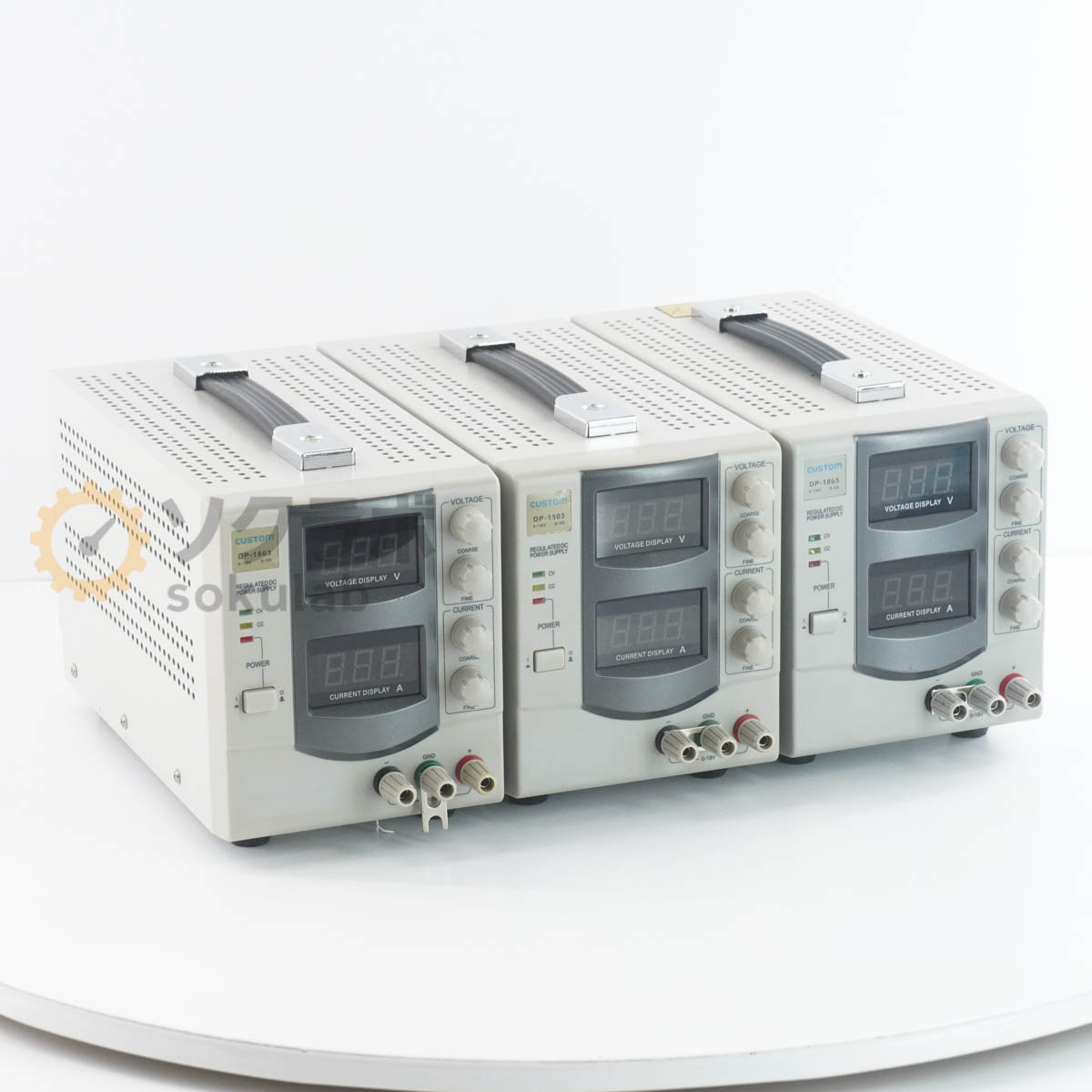 【中古】[JB]引き請けるなし 書き割り CUSTOM DP-1803 DP-1805 REGULATED DC POWER SUPPLY 直流釣り合い化ワット数 DCワット数 直流ワット数 [07734-0021]
