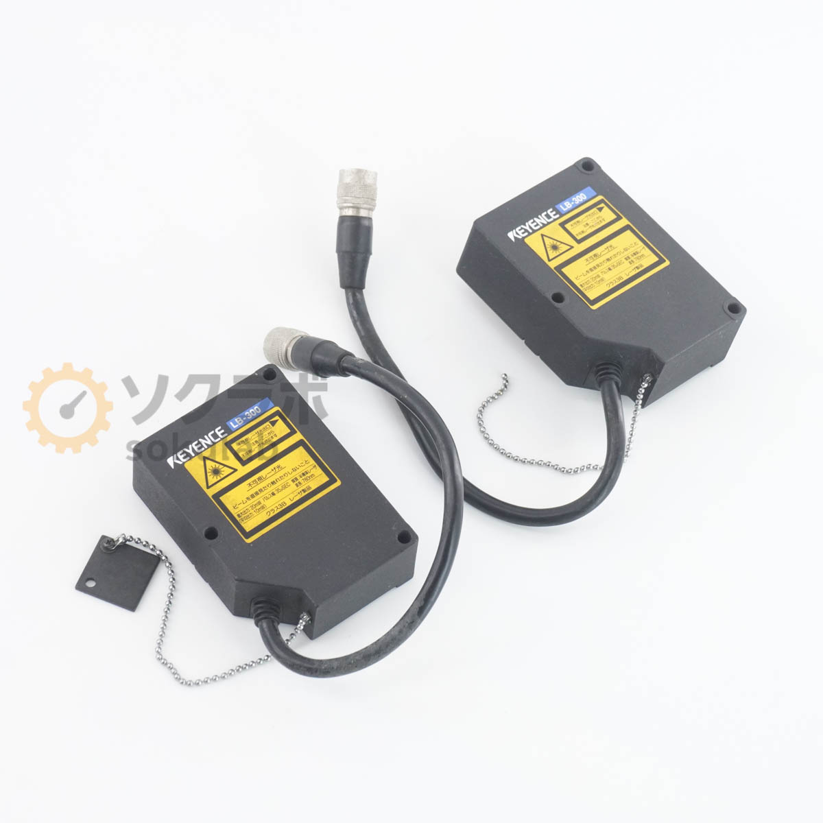【中古】[PG]8日引きうける 2個仕かける KEYENCE LB-300 Sensor Head レーザー移転計 センサヘッド レーザ移転計 感知器頂点 [07963-0076] その他-DIY・工具-花・ガーデン・DIY