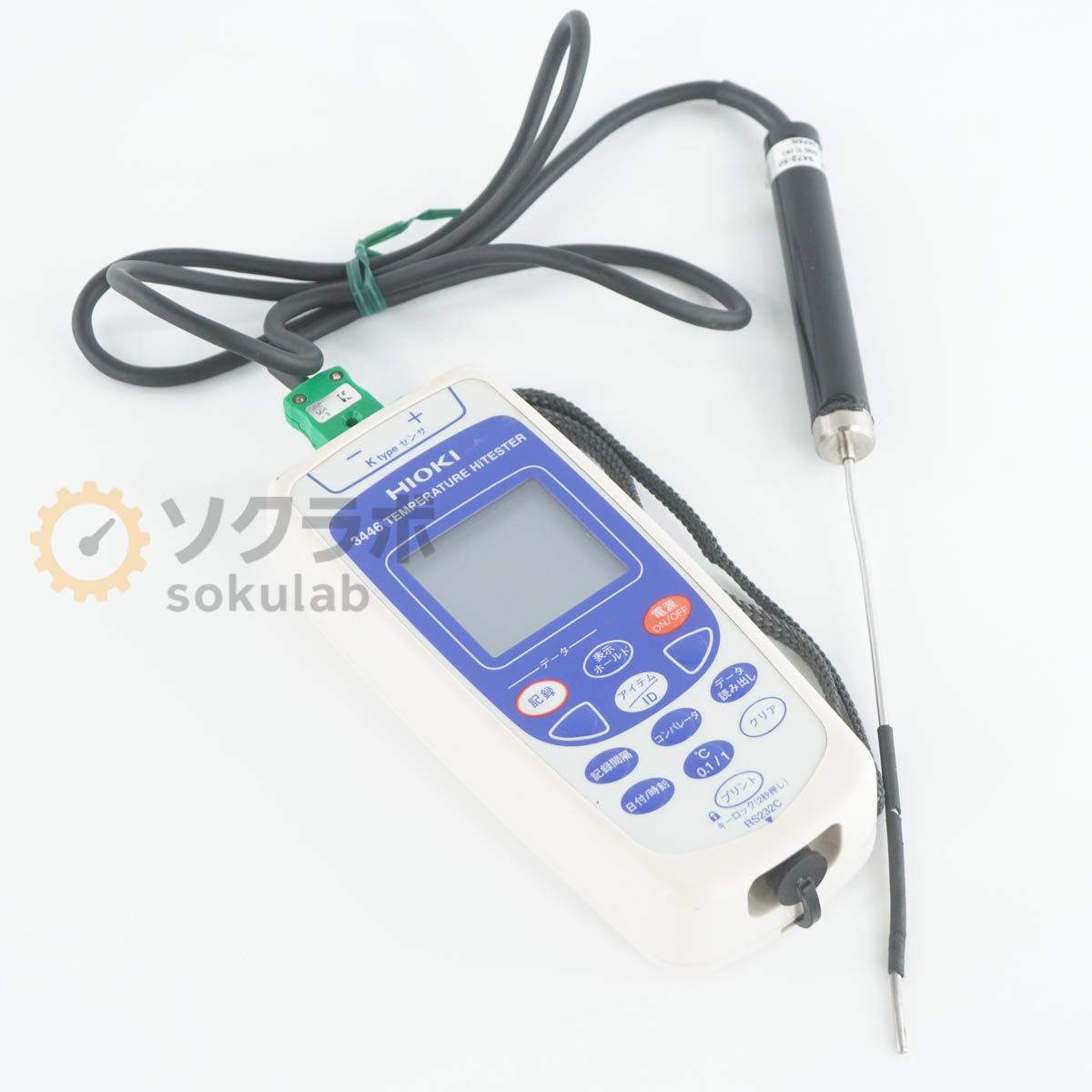 【中古】[JB]引きうけるなし HIOKI 3446 TEMPERATURE HiTESTER 気温ご機嫌テスター 9472-50 [07734-0044]