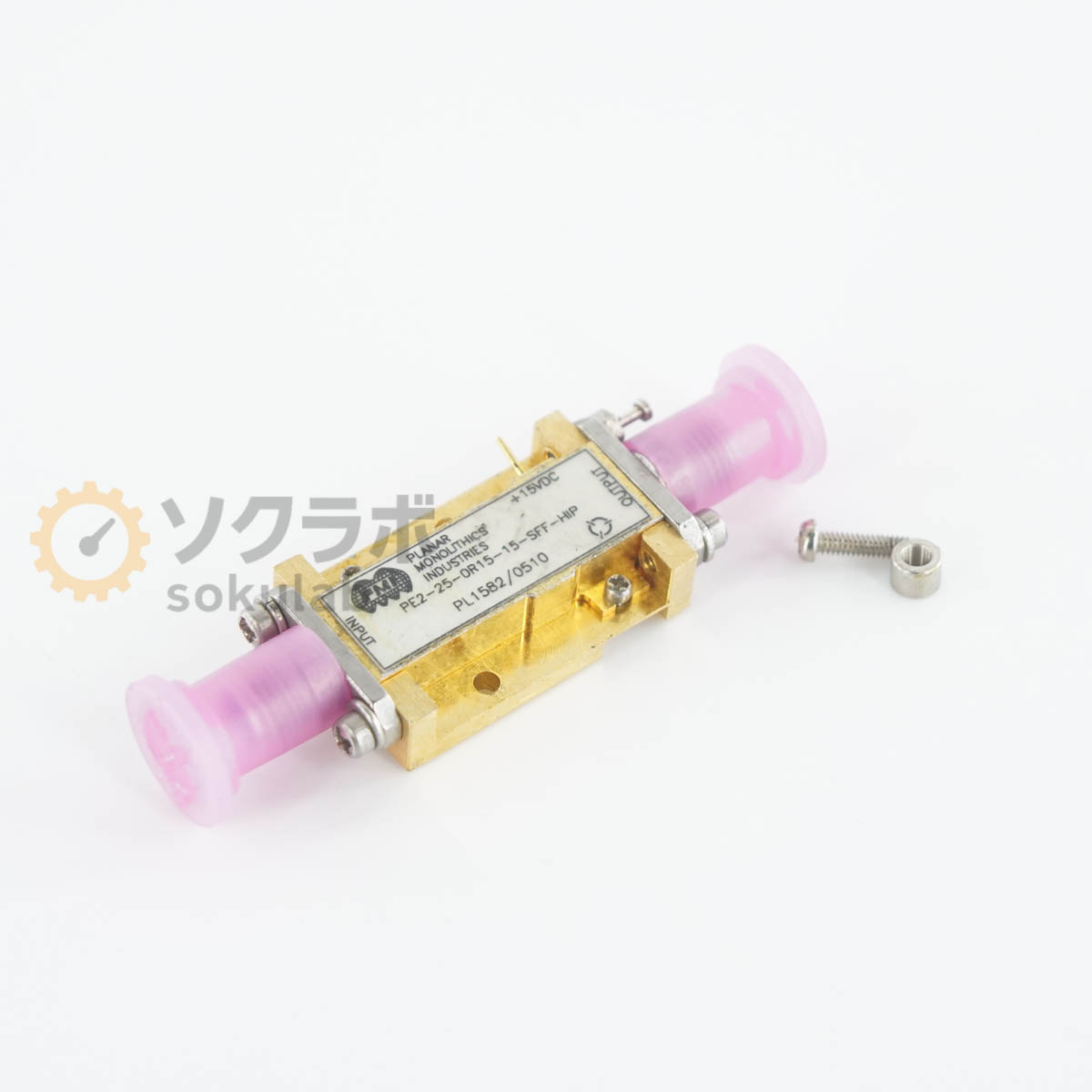 【中古】[DW]8日引き請ける PLANAR PE2-25-OR15-15-SFF-HIP RF Amplifier RFアンプリファイアー RF増幅器 [07734-0098]