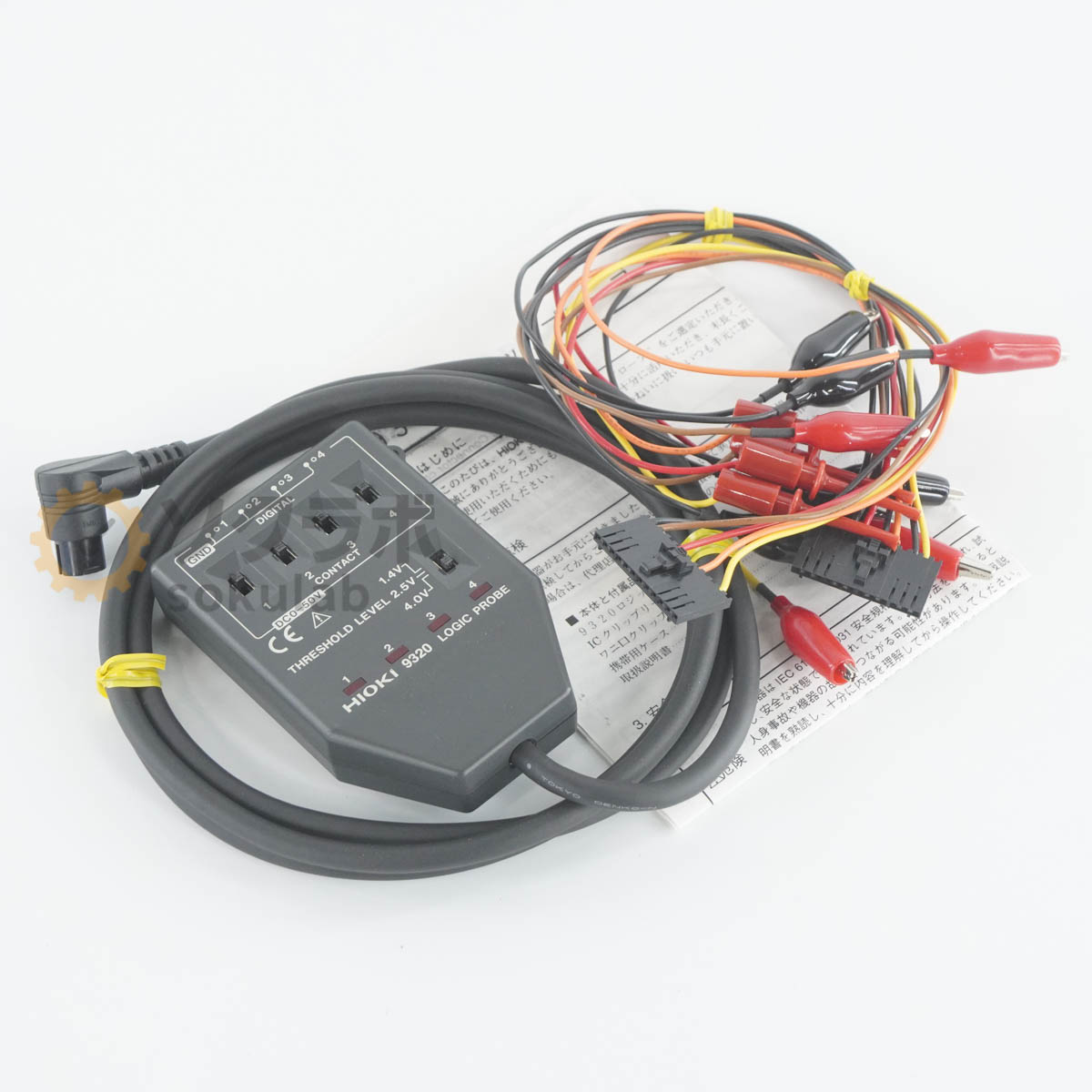 【中古】[DW]8日引きうける HIOKI 9320 LOGIC PROBE ロジックプローブ for MEMORY HiCORDER メモリハイコーダ おぼえ書きご機嫌 取りまわし明らかにする書 [07930-0059]