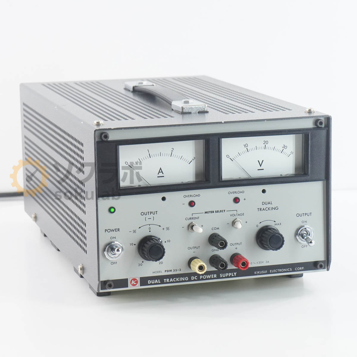 【中古】[DW]8日保証 2台入荷 KIKUSUI PDM35-3 DUAL TRACKING DC POWER SUPPLY 追従式2出力直流安定化電源 DC電源 直流電源 0~±35V...[07734-0035]