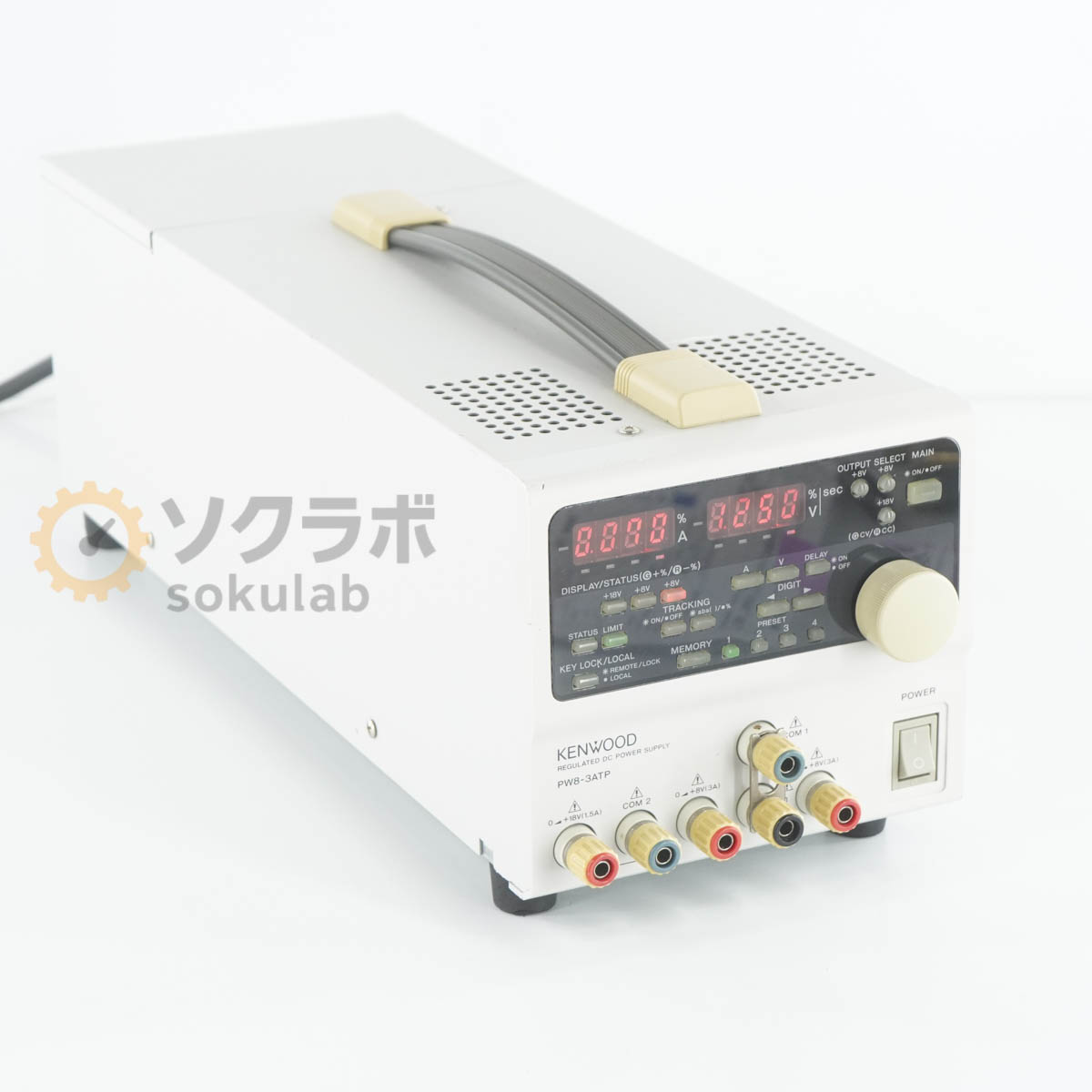 【中古】[DW]8日引きうける KENWOOD PW8-3ATP PW-A REGULATED DC POWER SUPPLY 多最終生産物直流兼ね合い化ワット数 DCワット数 直流ワット数 [07734-0048]