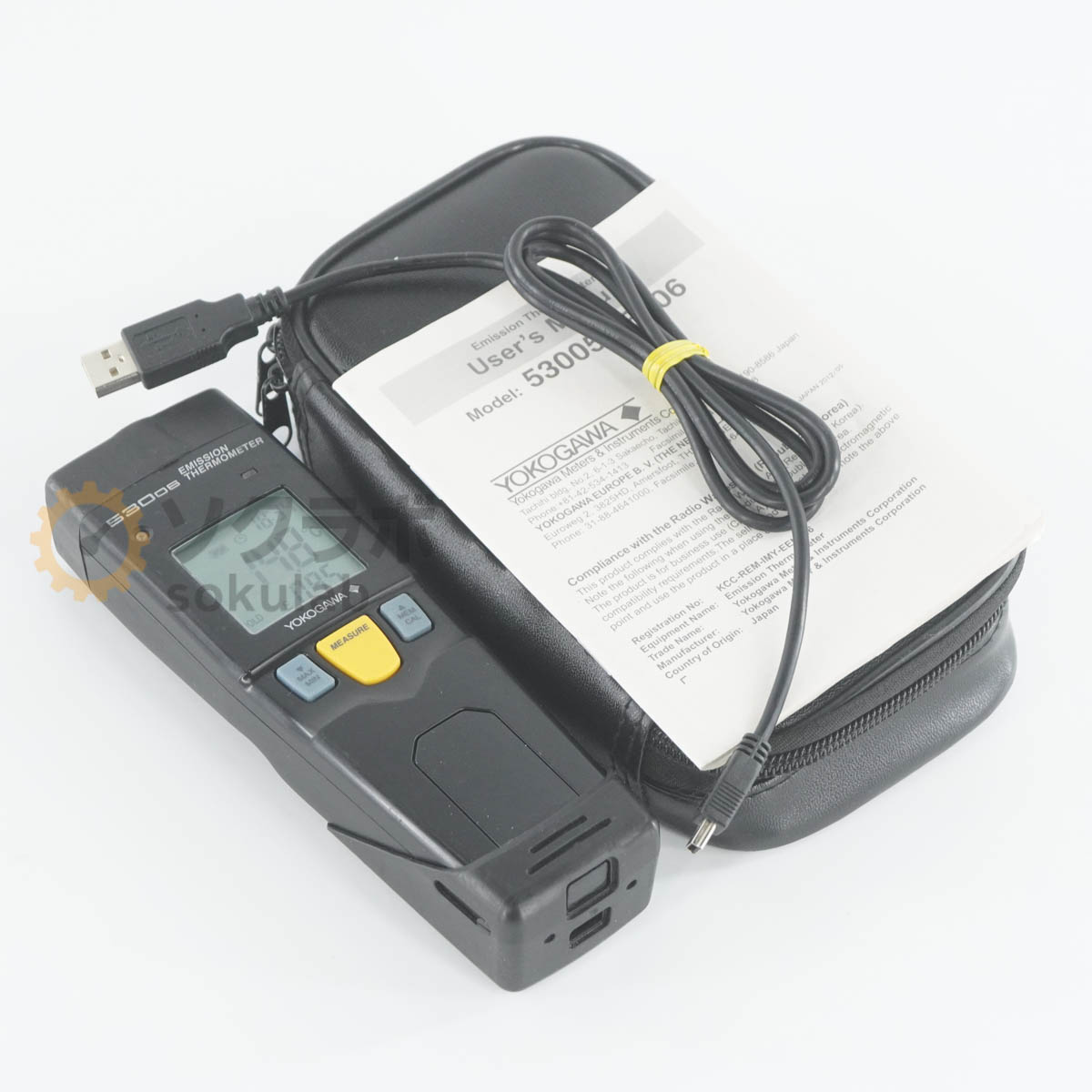 【中古】[DW]8日引き受ける YOKOGAWA 53006 53006-J EMISSION THERMOMETER デジタル放射線熱度計 取りまわし言いあらわす書 [07817-0056]