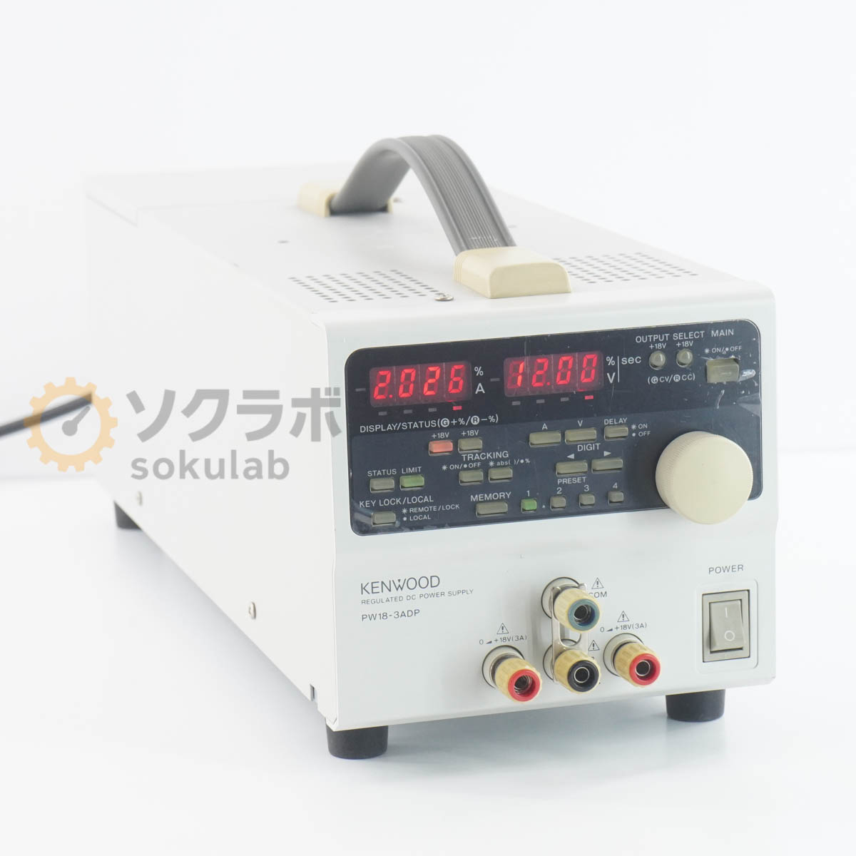 【中古】[JB]引き請けるなし KENWOOD PW18-3自動データ処理 PW-A REGULATED DC POWER SUPPLY 多最終生産物直流釣り合い化ワット数 DCワット数 直流ワット数 ワット数吊りひも [07316-0035]