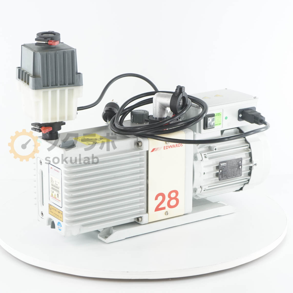 【中古】[JB]保証なし EDWARDS E2M28 28 A373-17-984 ロータリーポンプ 真空ポンプ Rotary Pump 50/60Hz 単相200V [07877-0031]