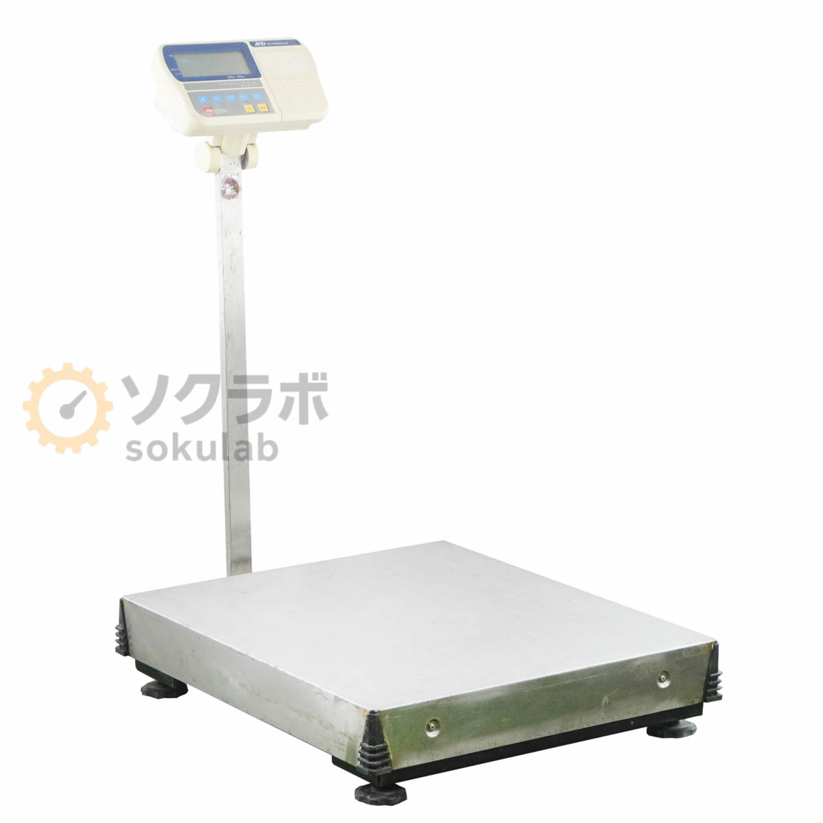 【中古】[JB]引き受けるなし 2017年製 A＆D HV-600KGL4-K HV-G-K 大型デジタル台はかり 台はかり Digital Scale ひょう量300/600kg [08052-0006]