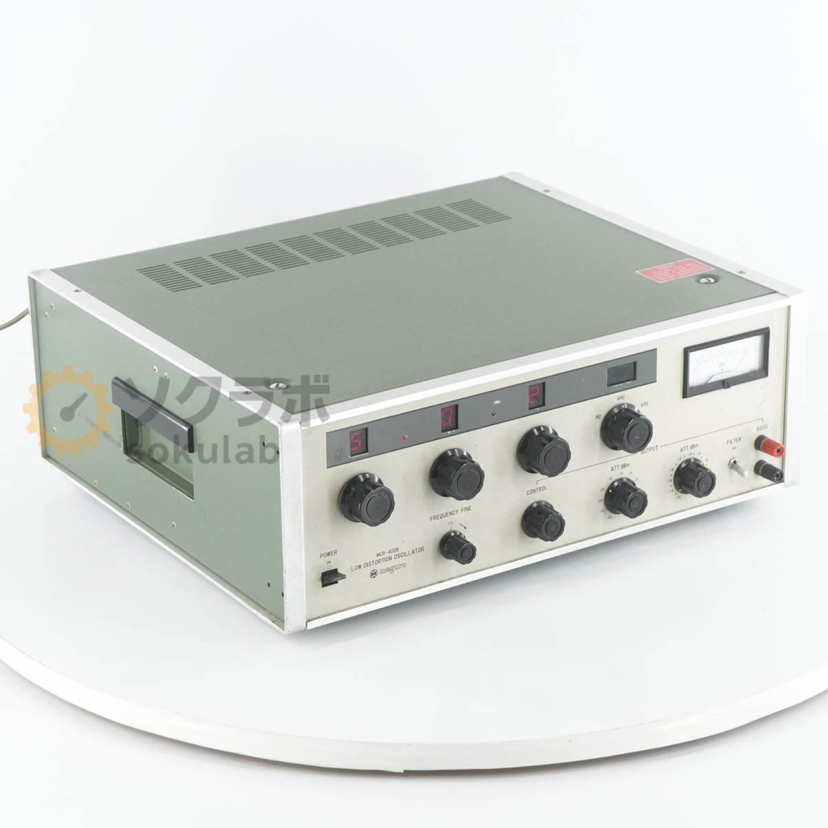 【中古】[DW]8日引き請ける MEGURO MCR-402B LOW DISTORTION OSCILLATOR 低歪率発振器 [07990-0001]