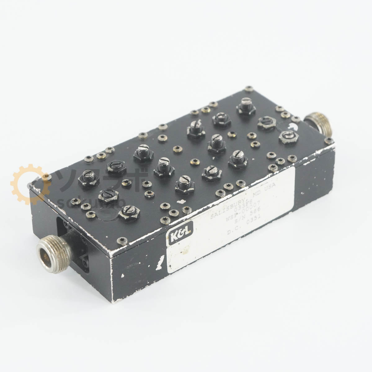 【中古】[DW]8日引きうける K＆L Microwave WSF-00007 033F8 Bandpass Filter バンドパスフィルター [07918-0096]