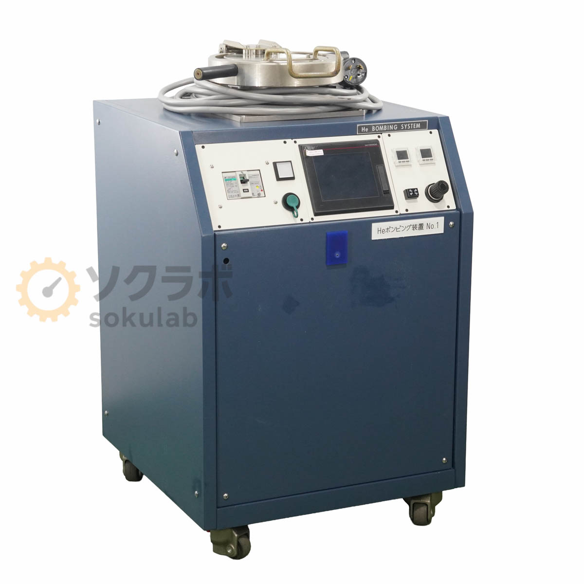 【中古】[DW]8日保証 SHIMADZU HE-1T-5.6WF HE-1T-5.6 HELIUM He BOMBING SYSTEM Heボンビング装置 ヘリウム加圧装置 100V [07919-0083]