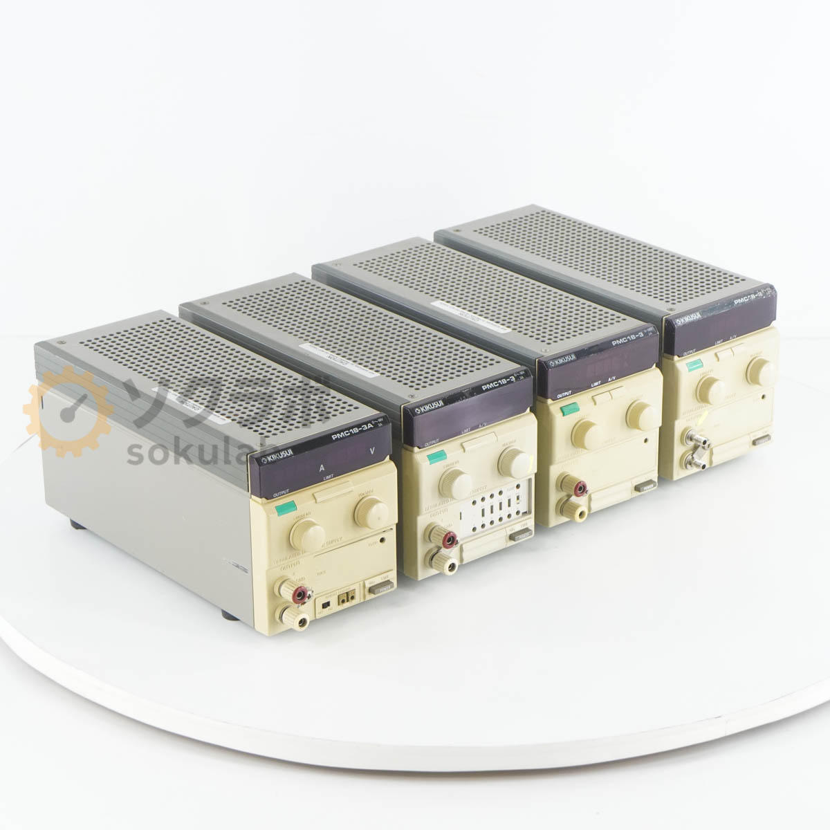 【中古】[JB]引きうけるなし 書き割り KIKUSUI PMC18-2 PMC18-3 PMC18-3A REGULATED DC POWER SUPPLY 直流兼ね合い化ワット数 DCワット数 直流ワット数 [07990-0027]