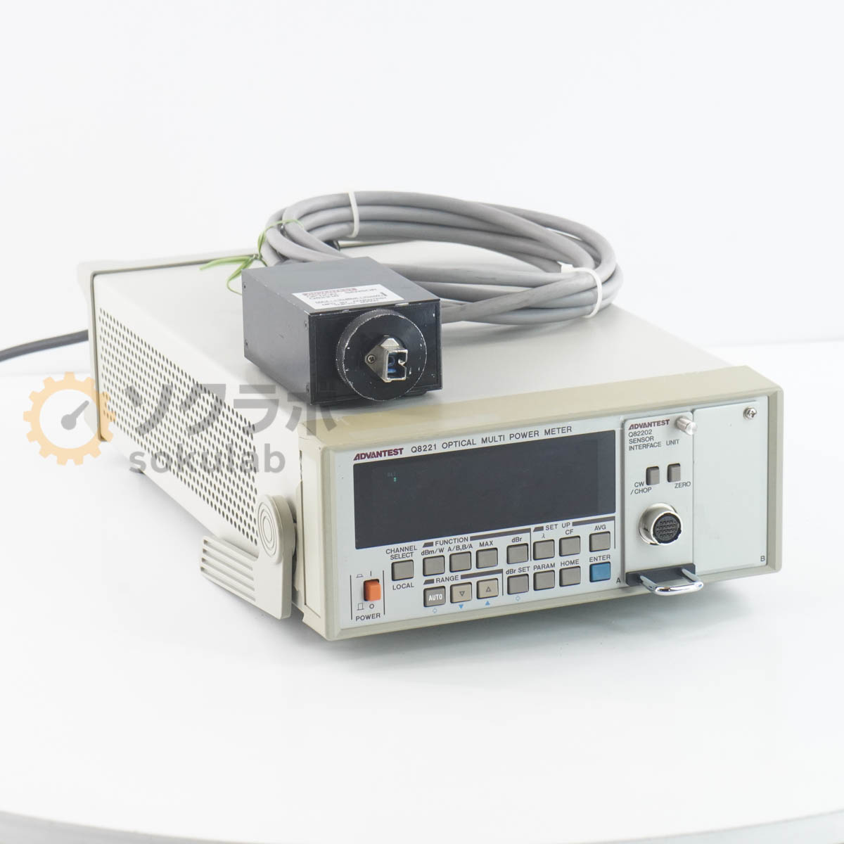 【中古】[DW]8日引きうける ADVANTEST Q8221 Q82216 OPTICAL MULTI POWER METER OPTICAL SENSOR 光マルチパワーメーター オプティカルマル...[07919-0081]