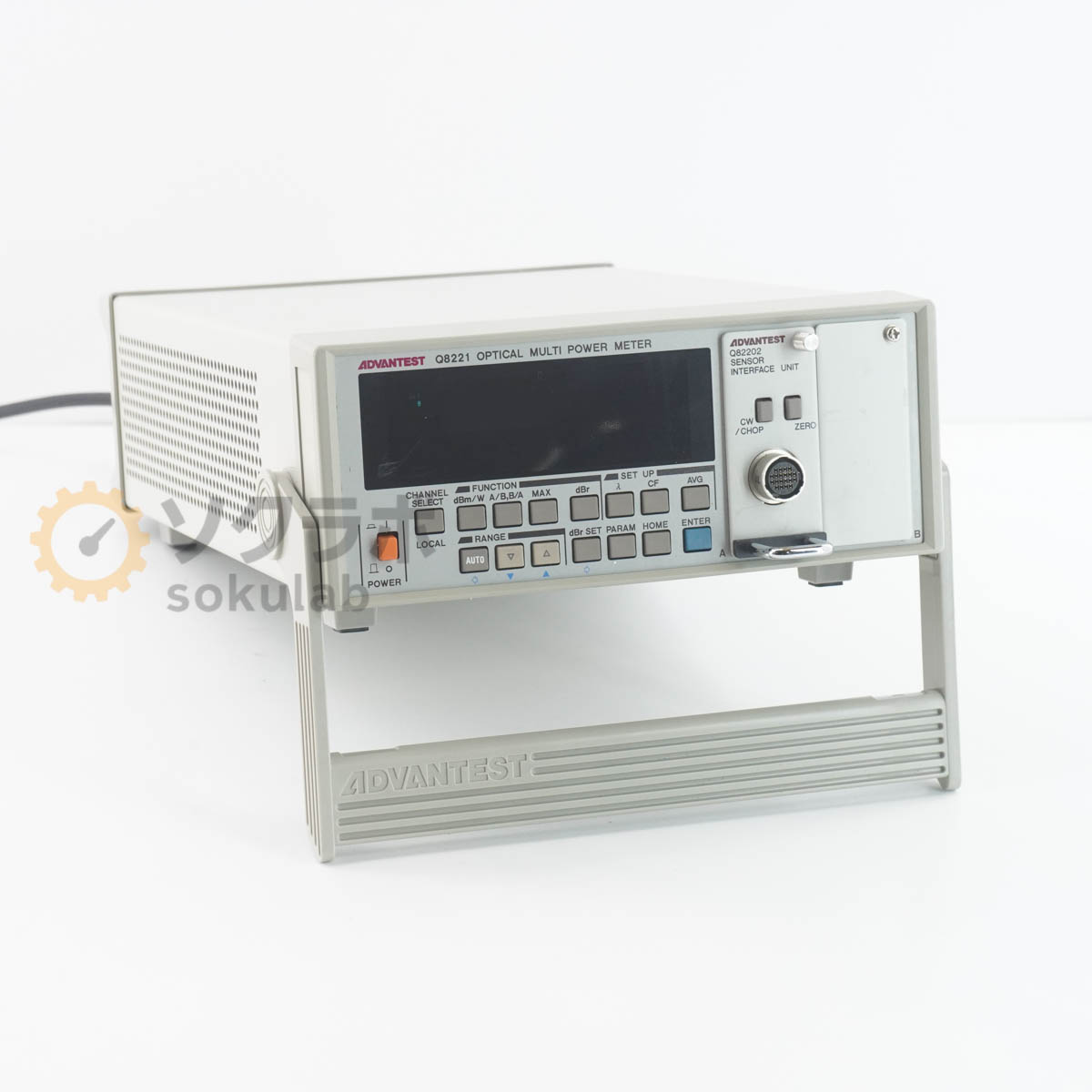【中古】[DW]8日引きうける ADVANTEST Q8221 OPTICAL MULTI POWER METER 光マルチパワーメーター オプティカルマルチパワーメーター Q82202 [07919-0093]