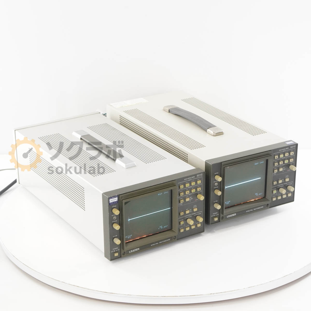 【中古】[DW]8日引き請ける 2台書き割り LEADER 5212 NTSC/PAL VECTORSCOPE ベクター領域 ワット数吊りひも [07995-0023]