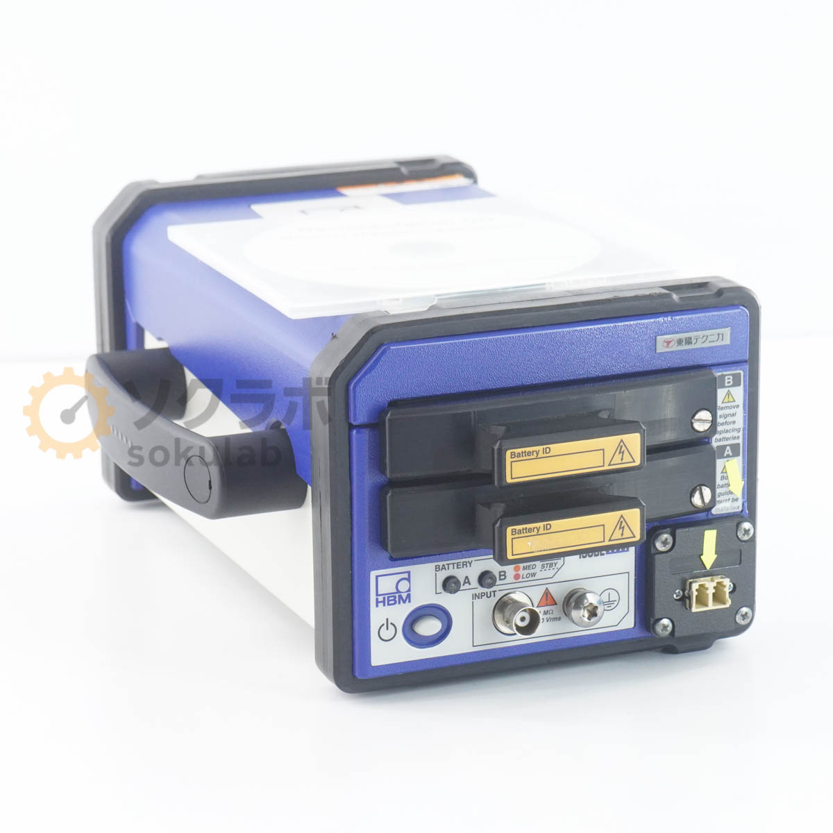 【中古】[JB]引きうけるなし HBM ISOBE5600t 1-GENIS-1T-2 TRANSMITTER HV ISOBE5600 Isolation System 光不成立プローブ 変速機機 ソフトウエア [08023-0223]