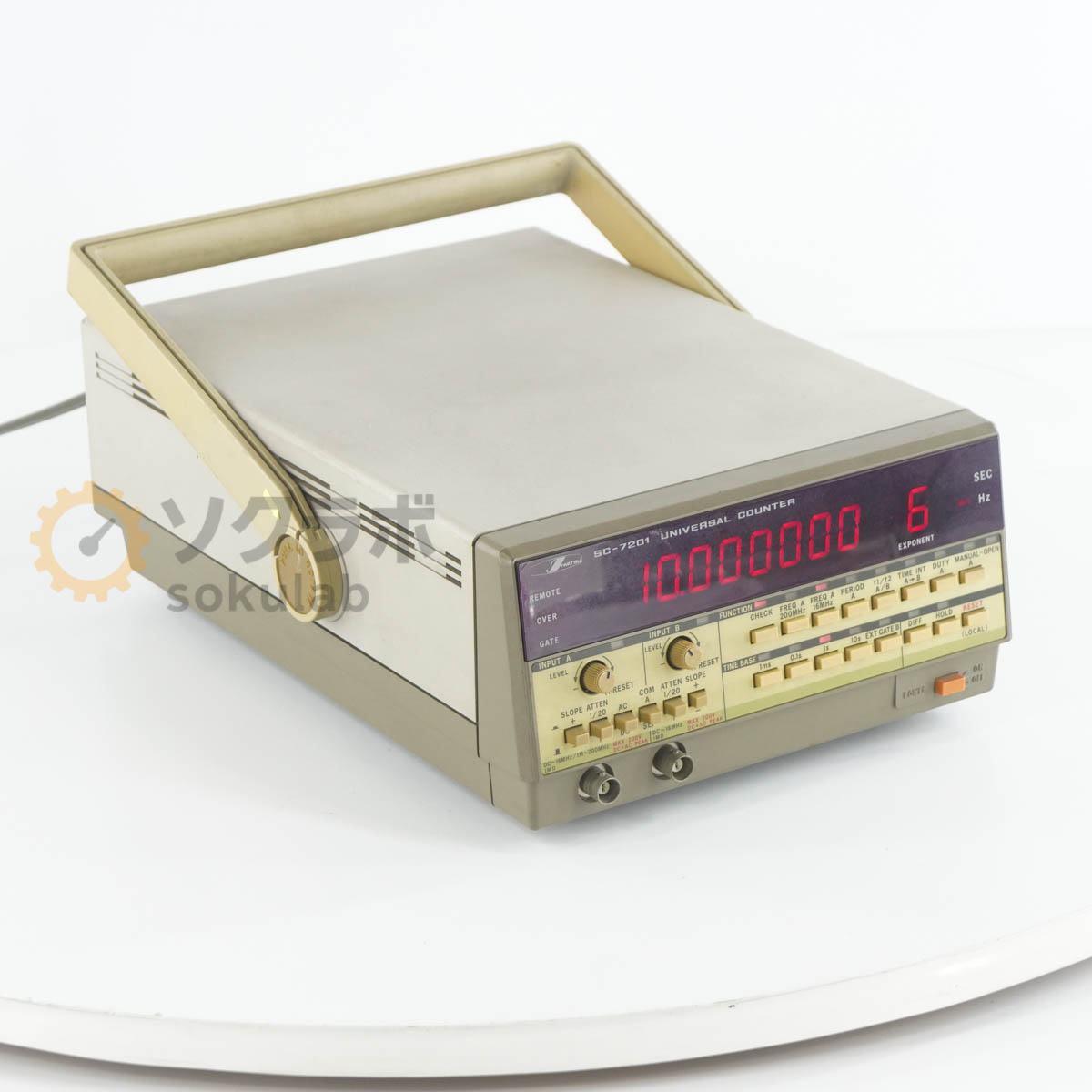 【中古】[DW]8日引きうける IWATSU SC-7201 UNIVERSAL COUNTER ユニバーサルカウンタ ワット数吊りひも [08180-0023]