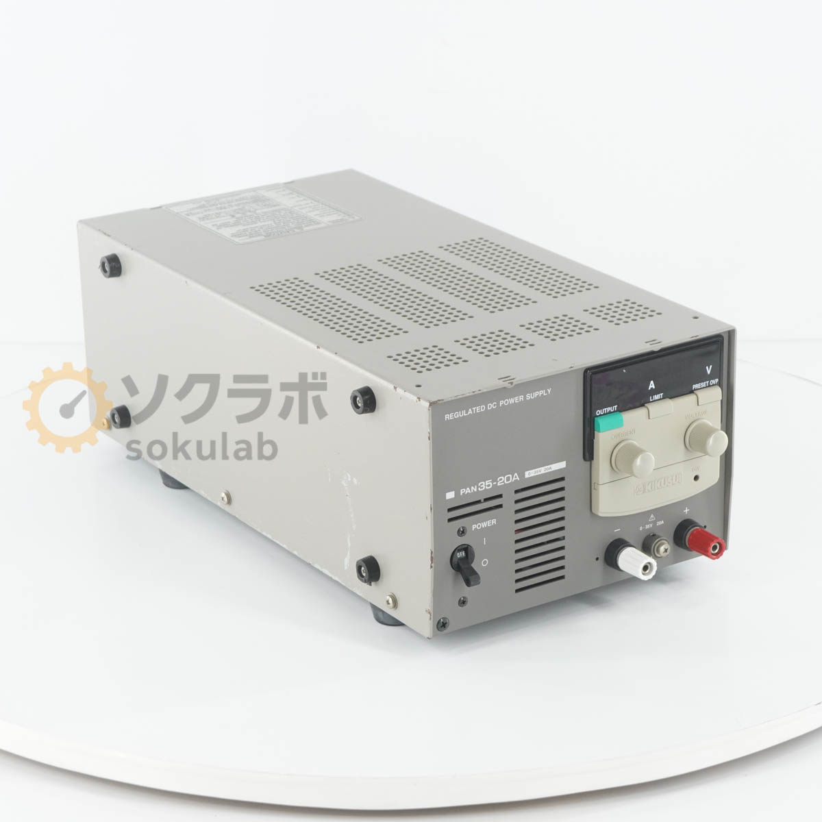 【中古】[DW]8日保証 KIKUSUI PAN35-20A PAN-A REGULATED DC POWER SUPPLY 直流安定化電源 DC電源 直流電源 0-35V 20A [08055-0027]