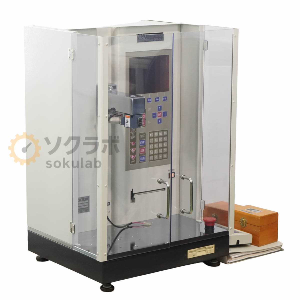 【中古】[JB]引き請けるなし JISC 日本価値づける取り合わせ MAX-1KN-S 1kN MAX INTELLIGENT LOAD TESTER 掛け目テスト作業機 卓上型 JLC-C1KN JLC-C10N 電...[08055-0034]