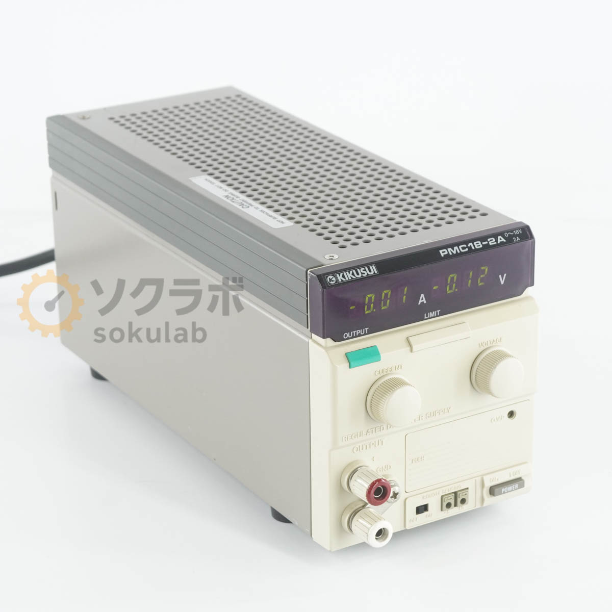 【中古】[DW]8日引き受ける KIKUSUI PMC18-2A PMC-A REGULATED DC POWER SUPPLY 直流安定した化ワット数 DCワット数 直流ワット数 0~18V 2A [08055-0170]