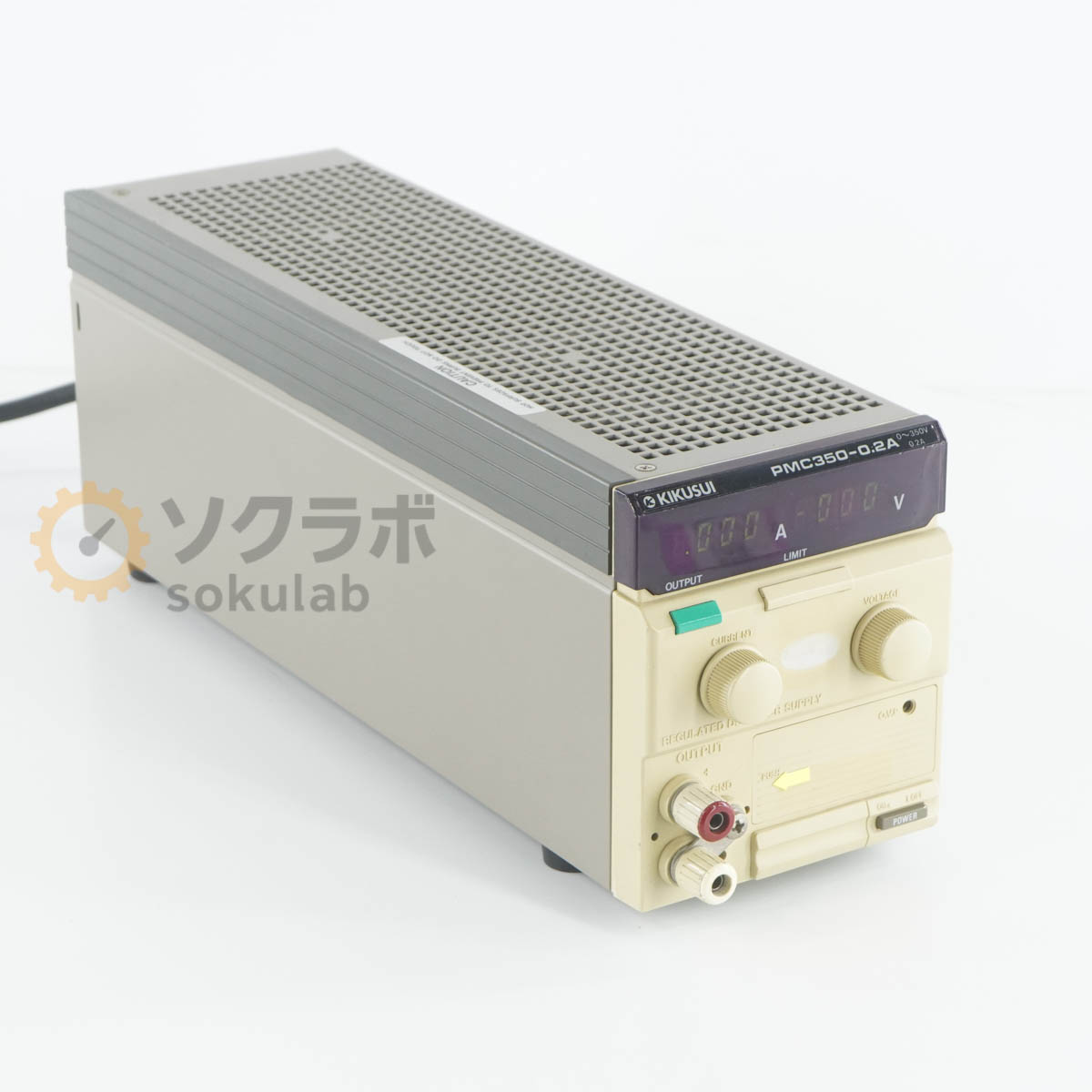 【中古】[DW]8日引きうける 3台入荷 KIKUSUI PMC350-0.2A PMC-A REGULATED DC POWER SUPPLY 直流兼ね合い化ワット数 DCワット数 直流ワット数 0~350V 0.2A [08055-0177]