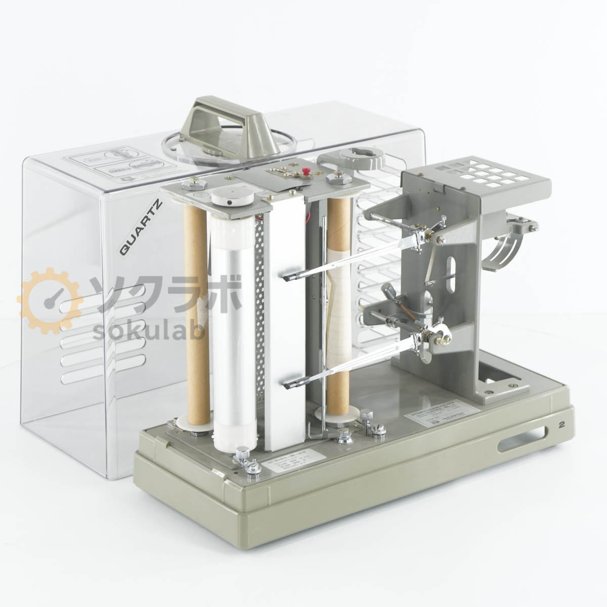 【中古】[DW]8日引きうける SATO KEIRYOKI AURORA-90-III SK オーロラ90III HYGROTHERMOGRAPH 温湿度書きとどめる計 ハイグロサーモグラフ -20℃~...[08221-0014]