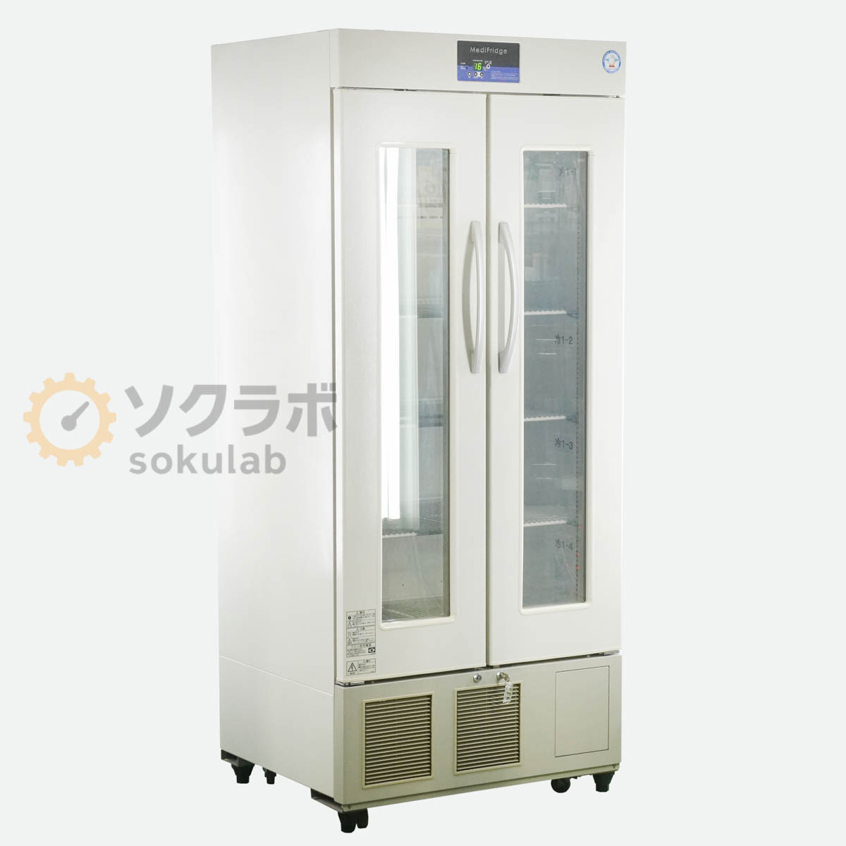 【中古】[DW]8日引き受ける 冷やかす突きとめる済 Fukushima FMS-504G MediFridge 薬用保冷庫 500L [07619-0063]