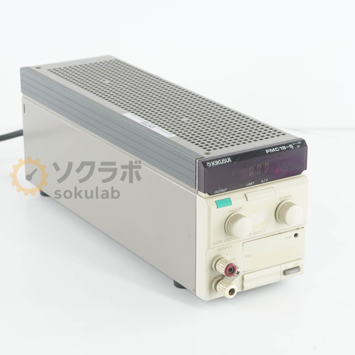 【中古】[DW]8日引きうける 2台入荷 KIKUSUI PMC18-5 REGULATED DC POWER SUPPLY 直流兼ね合い化ワット数 DCワット数 直流ワット数 0~18V 5A [08055-0174]