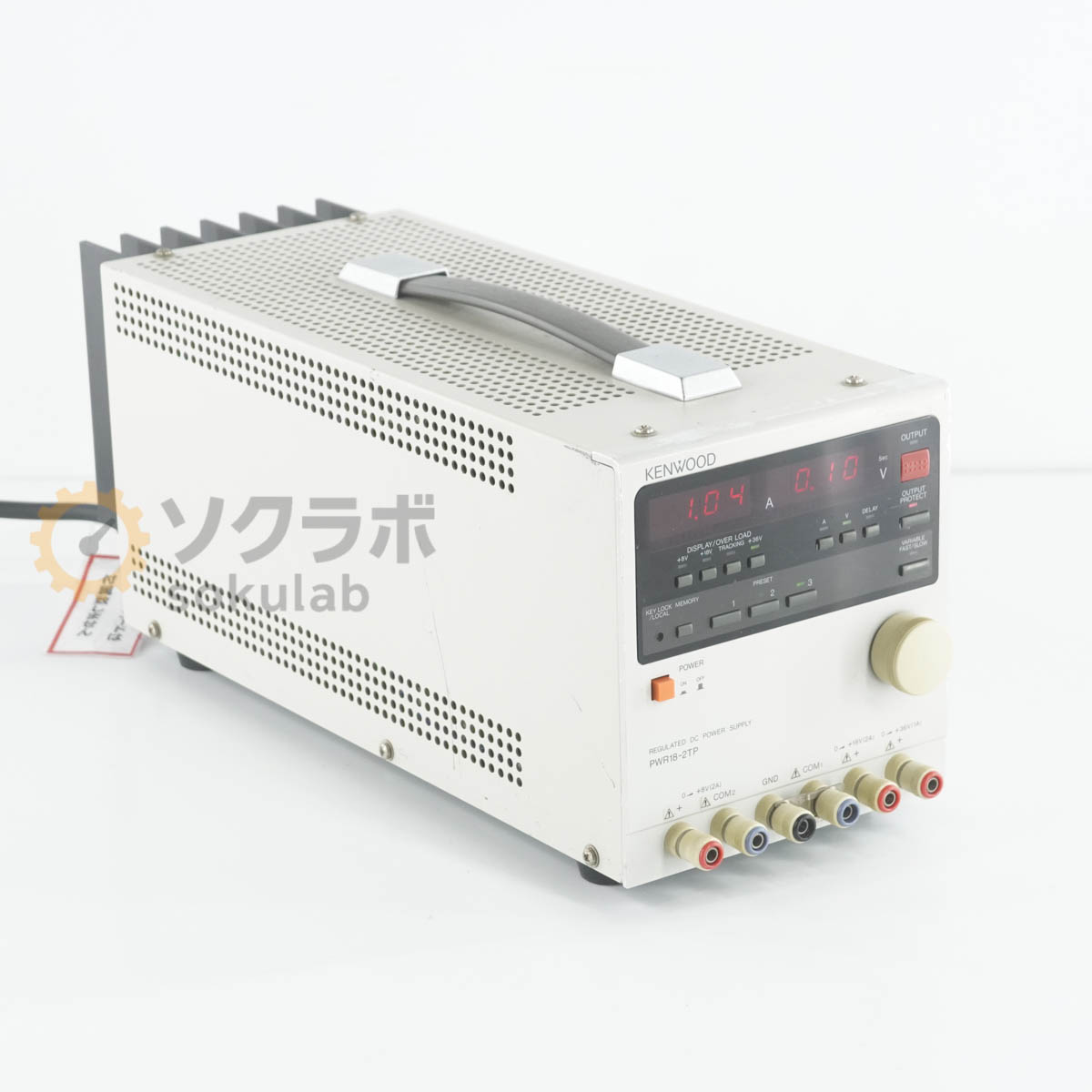 【中古】[DW]8日引きうける KENWOOD PWR18-2TP PWR-P REGULATED DC POWER SUPPLY 多最終生産物直流兼ね合い化ワット数 DCワット数 直流ワット数 [08055-0190]
