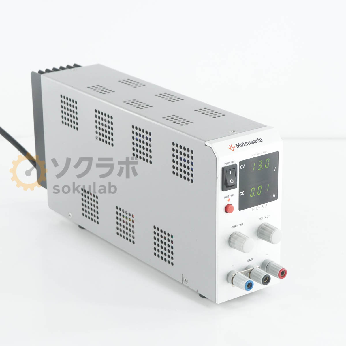 【中古】[DW]8日引きうける 3台入荷 Matsusada PLE-18-2-L3Pi PLE-18-2 DC POWER SUPPLY 直流兼ね合い化ワット数 DCワット数 直流ワット数 [08055-0220]