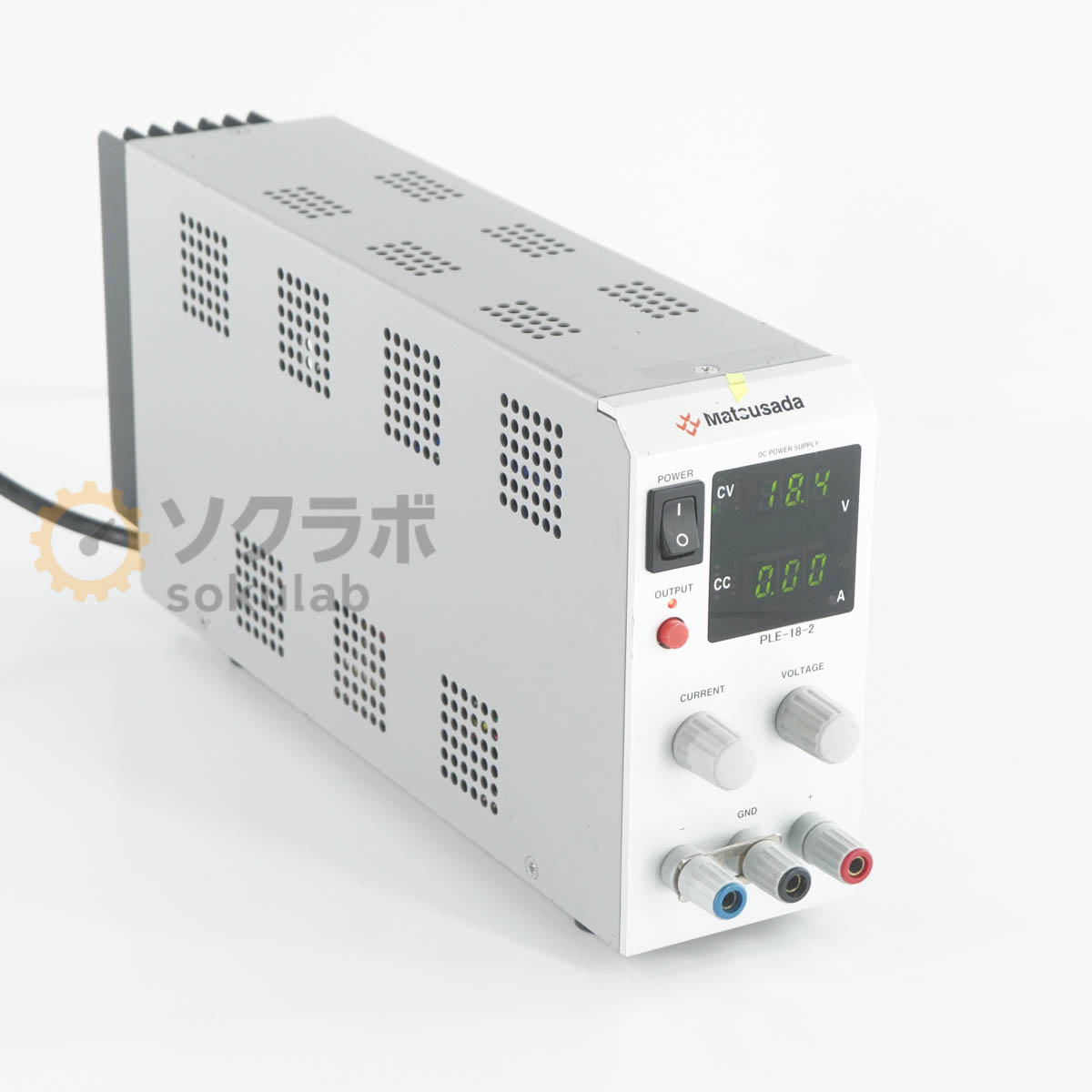 【中古】[DW]8日引きうける Matsusada PLE-18-2-L3Pi PLE-18-2 DC POWER SUPPLY 直流兼ね合い化ワット数 DCワット数 直流ワット数 [08055-0221]