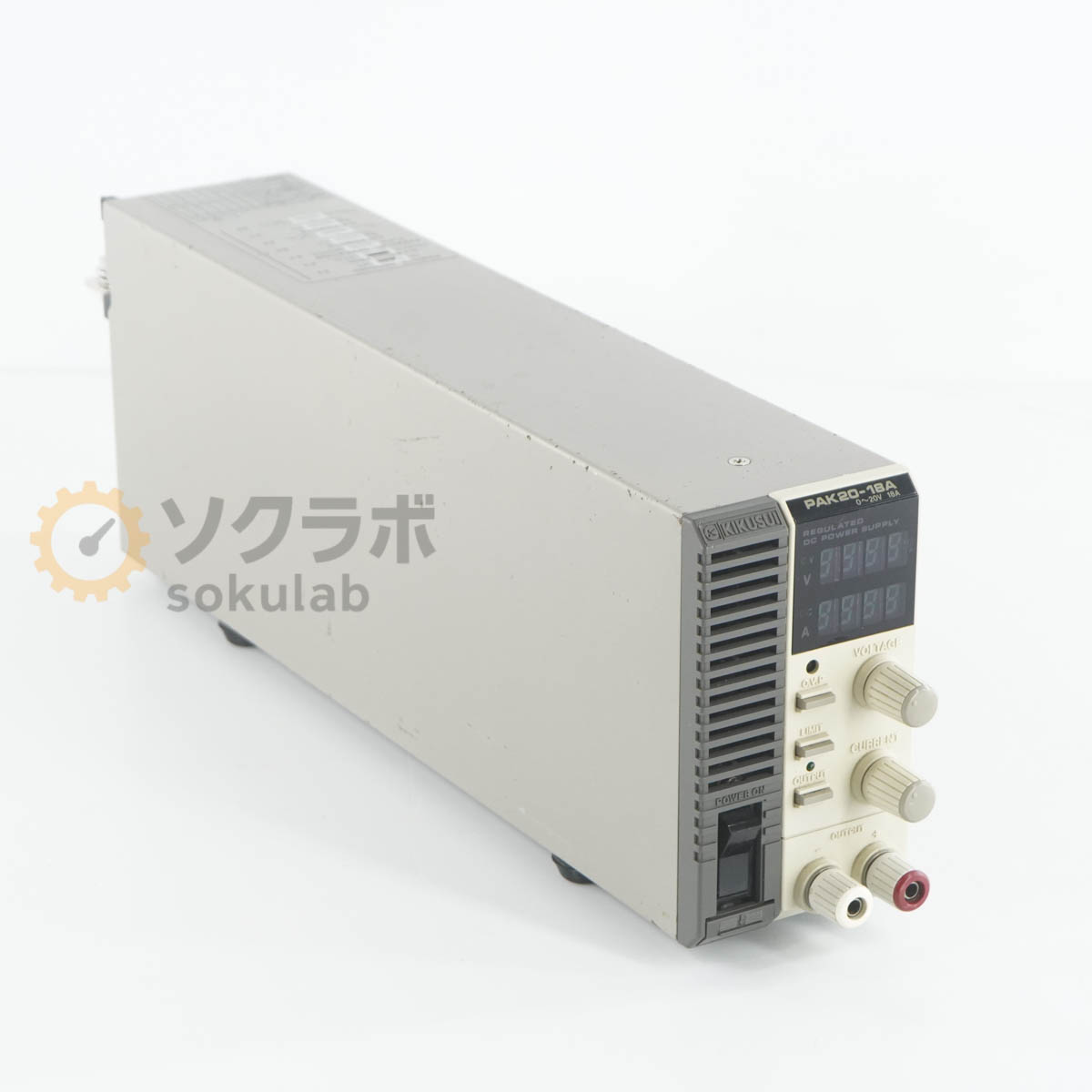 【中古】[DW]8日引きうける KIKUSUI PAK20-18A PAK-A REGULATED DC POWER SUPPLY 直流兼ね合い化ワット数 DCワット数 直流ワット数 0~20V 18A [08055-0240]