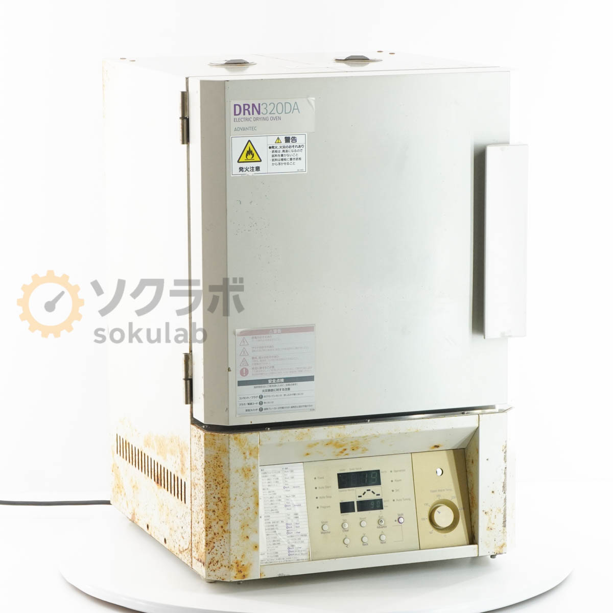 【中古】[JB]保証なし ADVANTEC DRN320DA ELECTRIC DRYING OVEN 乾燥器 乾燥機 ドライオーブン [07977-0005]