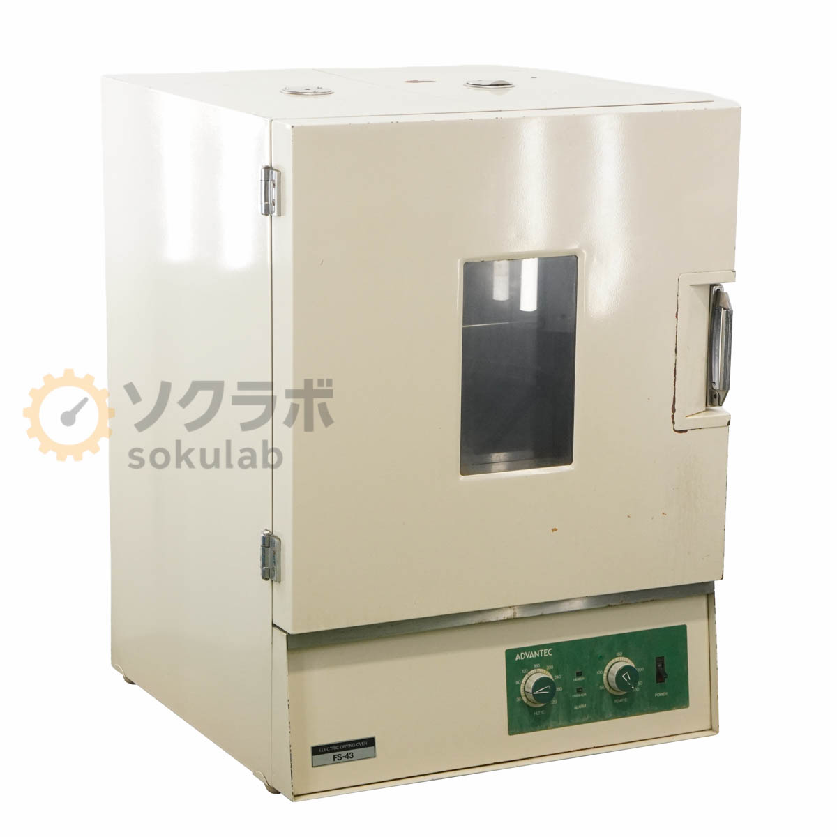 【中古】[JB]引きうけるなし ADVANTEC FS-43 ELECTRIC DRYING OVEN かわき切る機 素っ気ないオーヴン かわき切る器 [07977-0044]