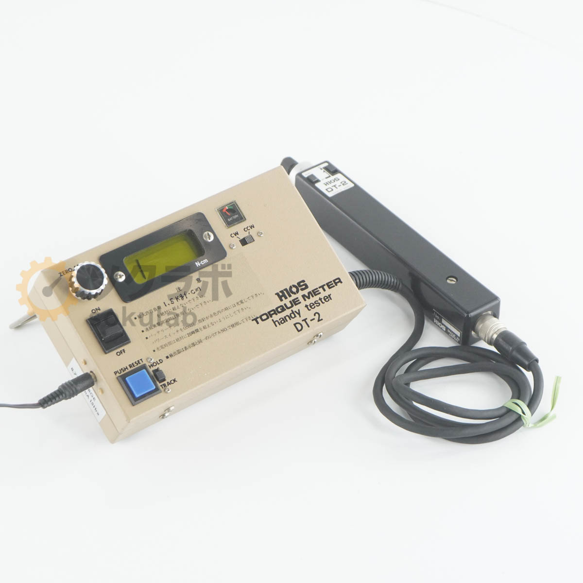 【中古】[DW]8日保証 HIOS DT-2 TORQUE METER handy tester トルクメーター ACアダプター [08078-0016]