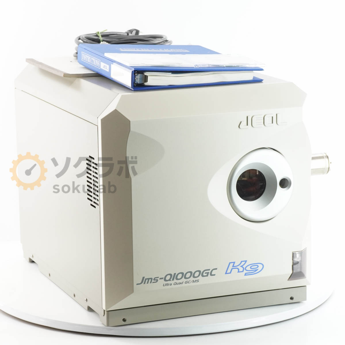 【中古】[DW]8日保証 JEOL JMS-Q1000GC JMS-K9 BENCH TOP GCQMS ガスクロマトグラフ質量分析計 電源コード ソフトウェア 取扱説明書 [07619-0001]