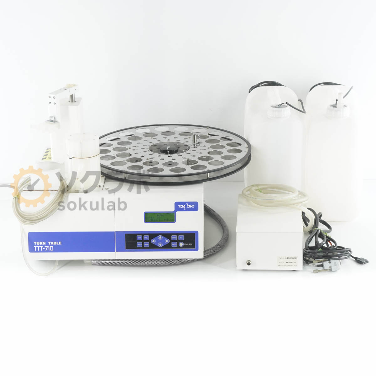 【中古】[DW]8日引き請ける TOA DKK TTT-710 TURN TABLE 折りかえし早見表 科学研究所用分析的思考装置 pH 水質計 明かり伝わらす率 自動小銃滴定備え付ける 7400560U 電...[07619-0039]