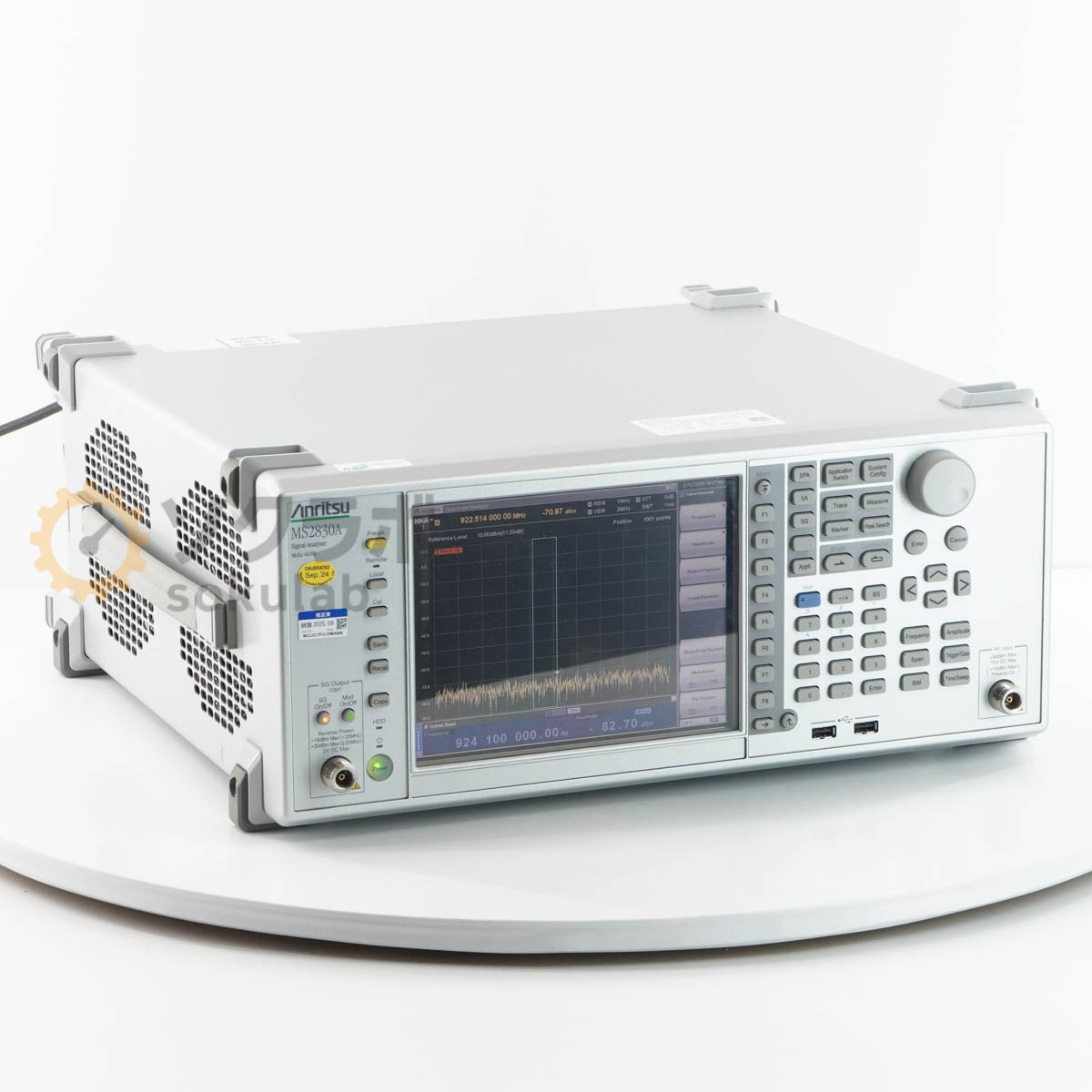 【中古】[DW]8日引き受ける 09/2024CAL Anritsu MS2830A Signal Analyzer シグナルアナライザー OPT 002 020 022 041 M2 C1 9kHz-6GHz [08149-0017]