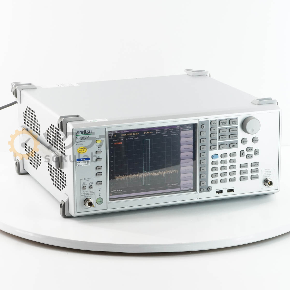 【中古】[DW]8日引き受ける 08/2024CAL Anritsu MS2830A Signal Analyzer シグナルアナライザー OPT 002 020 022 041 M2 C1 9kHz-6GHz [08149-0018]