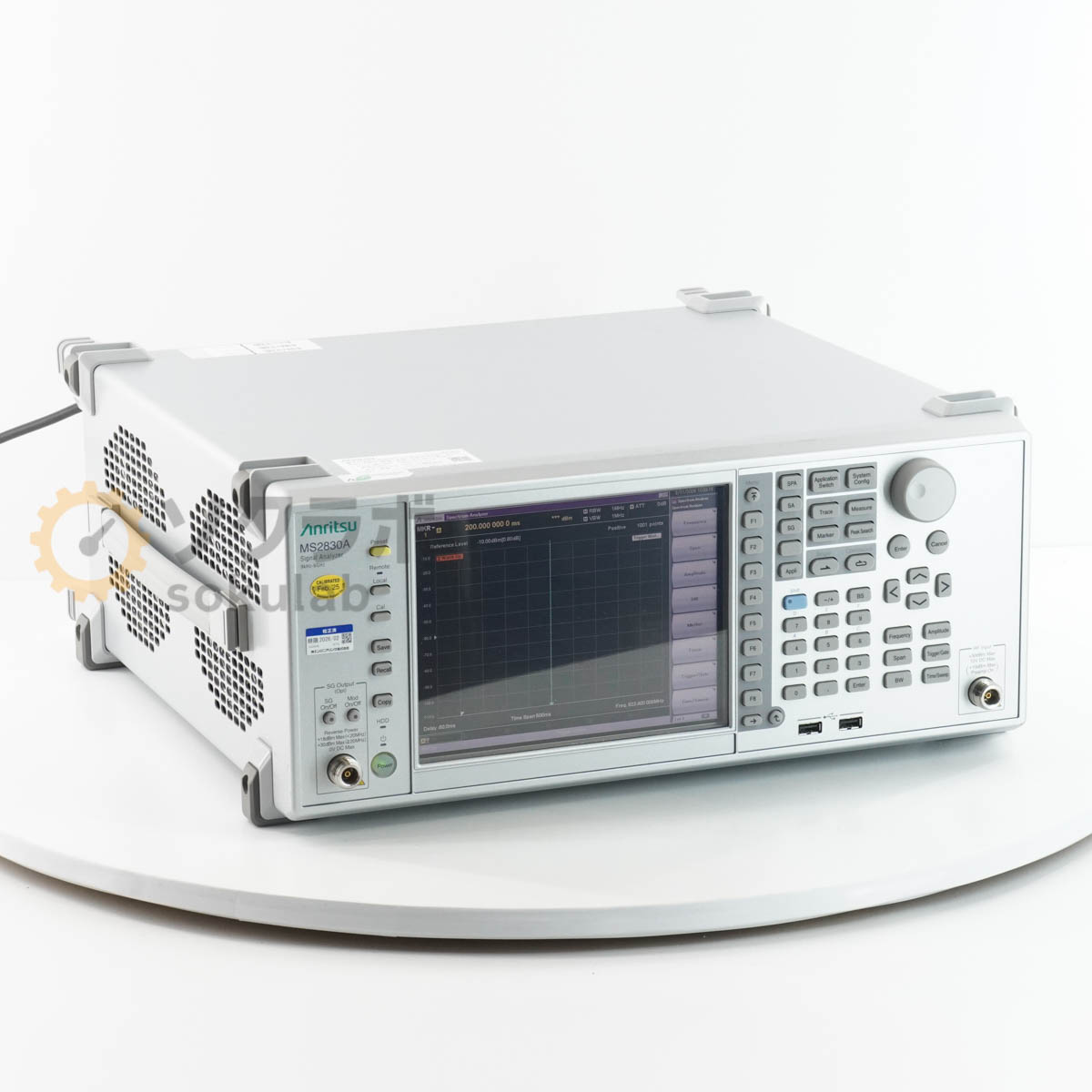 【中古】[DW]8日引き受ける 02/2025CAL Anritsu MS2830A Signal Analyzer シグナルアナライザー OPT 002 020 022 041 M2 C1 9kHz-6GHz [08149-0024]